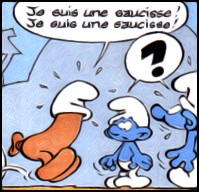 Saucisse_schtroumpf