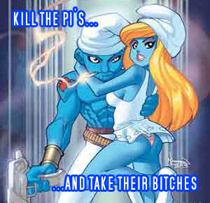 Angry smurf