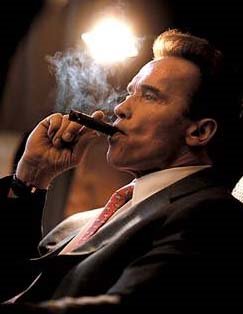 Schwarzenegger cigar